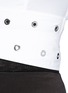 Detail View - Click To Enlarge - PROENZA SCHOULER - Embellished sash belt cropped cotton poplin top