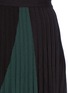 Detail View - Click To Enlarge - PROENZA SCHOULER - Colourblock pleated stitch knit skirt