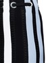 Detail View - Click To Enlarge - PROENZA SCHOULER - Drawstring waist stripe ottoman and pointelle knit skirt