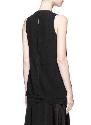Back View - Click To Enlarge - PROENZA SCHOULER - Bar pin sleeveless crepe top