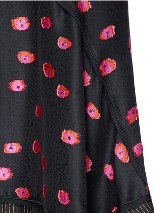 Detail View - Click To Enlarge - PROENZA SCHOULER - Ikat dot fil coupé jacquard skirt