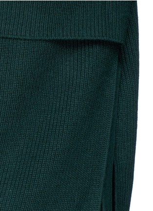 Detail View - Click To Enlarge - PROENZA SCHOULER - Front slit wool blend sweater