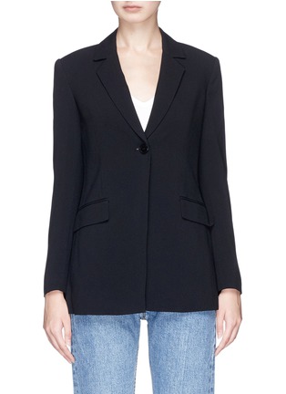 Main View - Click To Enlarge - THEORY - 'Sylvaine' Rosina crepe blazer