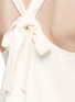 Detail View - Click To Enlarge - THEORY - 'Bintilra' tie back crepe sleeveless top
