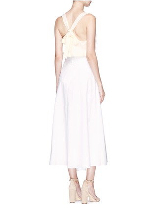 Figure View - Click To Enlarge - THEORY - 'Bintilra' tie back crepe sleeveless top