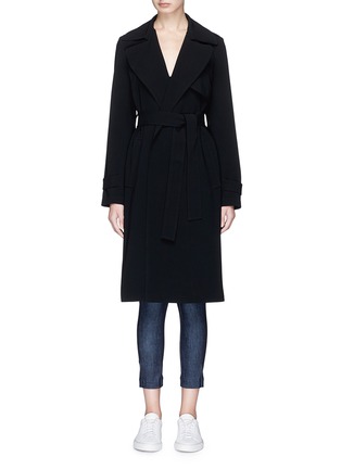 Main View - Click To Enlarge - THEORY - 'Oaklane' belted cady trench coat