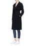 Figure View - Click To Enlarge - THEORY - 'Oaklane' belted cady trench coat