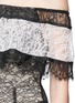 Detail View - Click To Enlarge - ALICE & OLIVIA - 'Anika' colourblock floral guipure lace dress