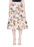 Main View - Click To Enlarge - ALICE & OLIVIA - 'Fila' floral embroidered bell skirt
