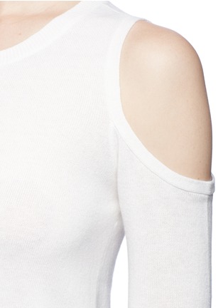 Detail View - Click To Enlarge - ALICE & OLIVIA - 'Wade' cold shoulder sweater