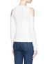 Back View - Click To Enlarge - ALICE & OLIVIA - 'Wade' cold shoulder sweater