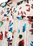 Detail View - Click To Enlarge - ALICE & OLIVIA - 'Malinda' ruffle floral burnout chiffon blouse