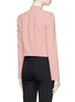 Back View - Click To Enlarge - ALICE & OLIVIA - 'Rozanne' collarless crepe jacket
