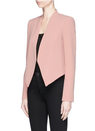 Front View - Click To Enlarge - ALICE & OLIVIA - 'Rozanne' collarless crepe jacket