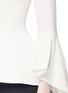 Detail View - Click To Enlarge - ALICE & OLIVIA - 'Ruby' trumpet sleeve cady crepe top