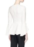 Back View - Click To Enlarge - ALICE & OLIVIA - 'Ruby' trumpet sleeve cady crepe top