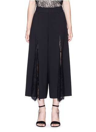 Main View - Click To Enlarge - ALICE & OLIVIA - 'Onell' lace inset gauchos