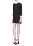 Figure View - Click To Enlarge - ALICE & OLIVIA - 'Prudence' colourblock crepe shift dress