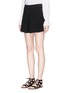 Front View - Click To Enlarge - ALICE & OLIVIA - 'Olette' pleated suiting skorts