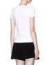 Back View - Click To Enlarge - ALICE & OLIVIA - 'Rylyn' strass Smiley Stace print T-shirt