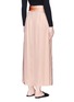 Back View - Click To Enlarge - ELIZABETH AND JAMES - 'Almeria' satin maxi wrap skirt