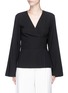 Main View - Click To Enlarge - ELIZABETH AND JAMES - 'Telier' belted silk wrap top