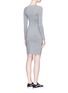 Back View - Click To Enlarge - T BY ALEXANDER WANG - Twist front modal jersey dress