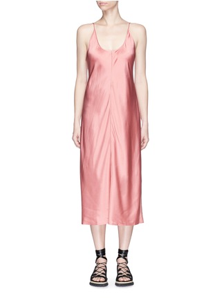 Main View - Click To Enlarge - T BY ALEXANDER WANG - Silk charmeuse slip dress