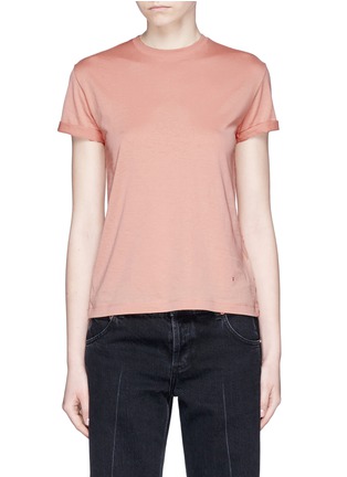 Main View - Click To Enlarge - T BY ALEXANDER WANG - Rolled cuff T-shirt