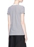 Back View - Click To Enlarge - T BY ALEXANDER WANG - Stripe V-neck T-shirt