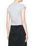 Back View - Click To Enlarge - T BY ALEXANDER WANG - Twist front wool-cashmere sleeveless sweater