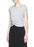 Front View - Click To Enlarge - T BY ALEXANDER WANG - Twist front wool-cashmere sleeveless sweater