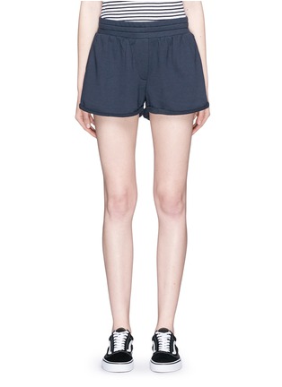 Main View - Click To Enlarge - T BY ALEXANDER WANG - Rolled cuff sweat shorts