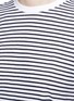 Detail View - Click To Enlarge - T BY ALEXANDER WANG - Rolled cuff stripe T-shirt