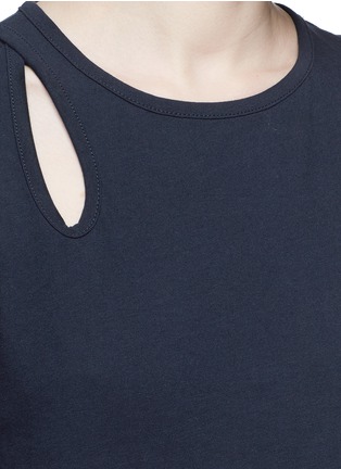 Detail View - Click To Enlarge - T BY ALEXANDER WANG - Teardrop cutout tank top