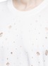Detail View - Click To Enlarge - T BY ALEXANDER WANG - Distressed sweater