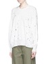 Front View - Click To Enlarge - T BY ALEXANDER WANG - Distressed sweater