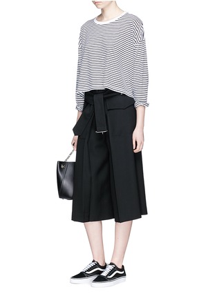 Figure View - Click To Enlarge - T BY ALEXANDER WANG - Stripe long sleeve T-shirt