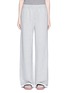 Main View - Click To Enlarge - T BY ALEXANDER WANG - Roll cuff wide leg sweatpants