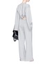 Figure View - Click To Enlarge - T BY ALEXANDER WANG - Roll cuff wide leg sweatpants