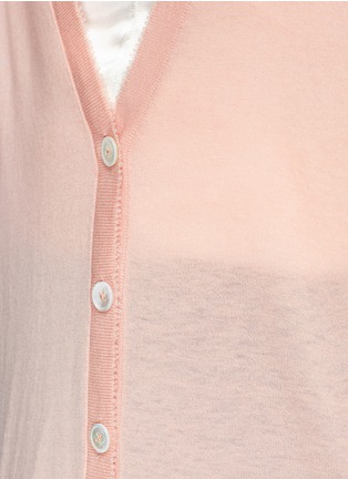 Detail View - Click To Enlarge - T BY ALEXANDER WANG - Wool blend long cardigan