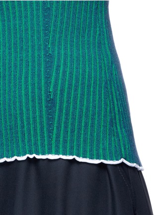 Detail View - Click To Enlarge - T BY ALEXANDER WANG - Flared rib knit sweater