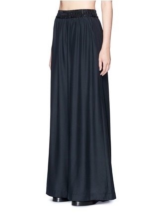 Front View - Click To Enlarge - T BY ALEXANDER WANG - Silk sateen culottes