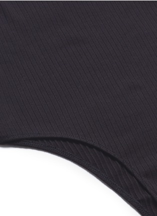 Detail View - Click To Enlarge - T BY ALEXANDER WANG - Sleeveless rib knit bodysuit