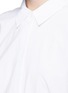Detail View - Click To Enlarge - T BY ALEXANDER WANG - Tie front side split wrap shirt