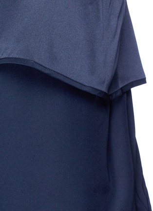 Detail View - Click To Enlarge - T BY ALEXANDER WANG - Front overlay silk satin camisole
