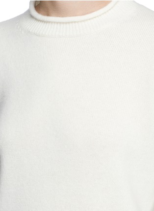 Detail View - Click To Enlarge - PORTS 1961 - Pompom hem wool sweater