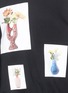 Detail View - Click To Enlarge - PORTS 1961 - Convertible sleeve flower vase print patch sweatshirt