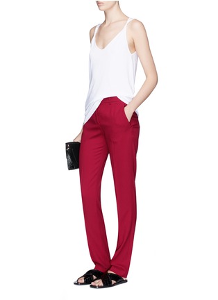 Figure View - Click To Enlarge - THEORY - 'Hartsdale B' slim fit crepe pants