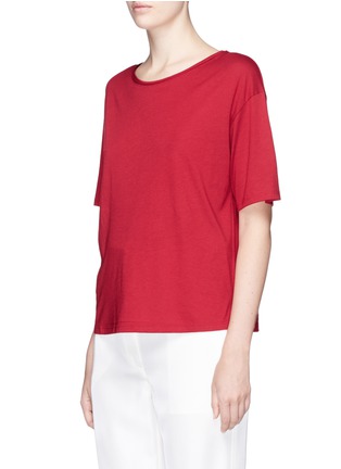 Front View - Click To Enlarge - THEORY - 'Eligia B' cotton-modal boxy T-shirt
